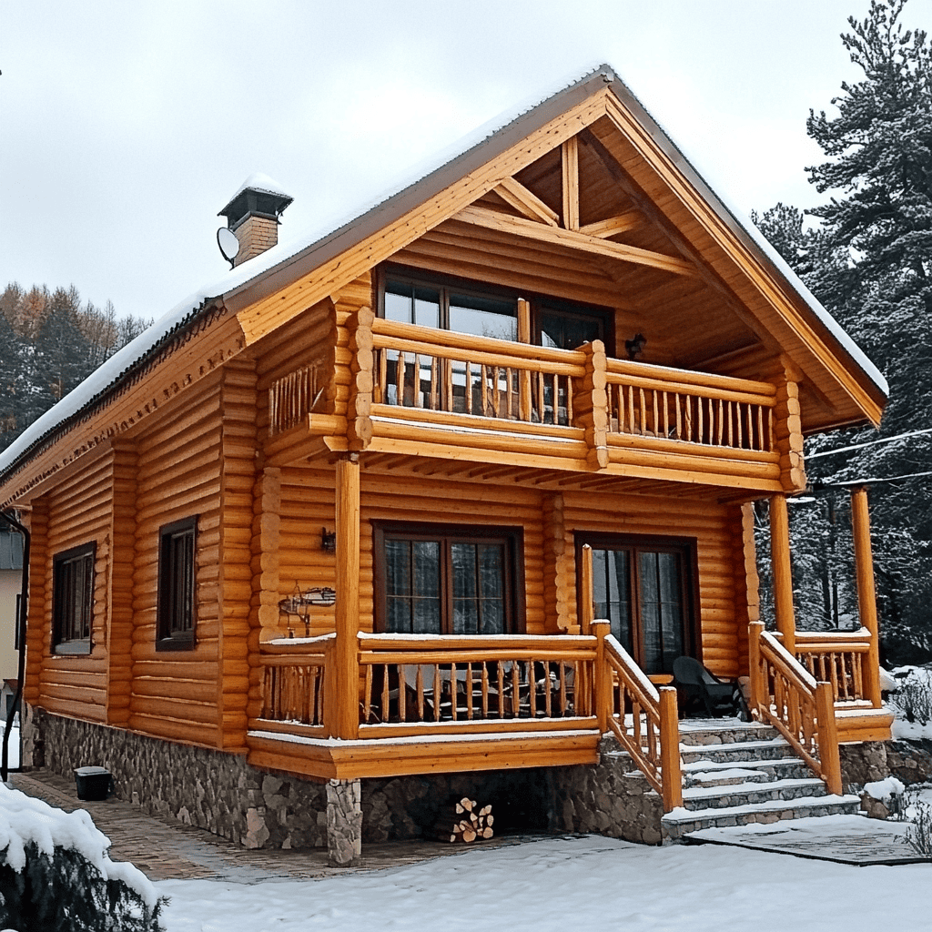 wooden house